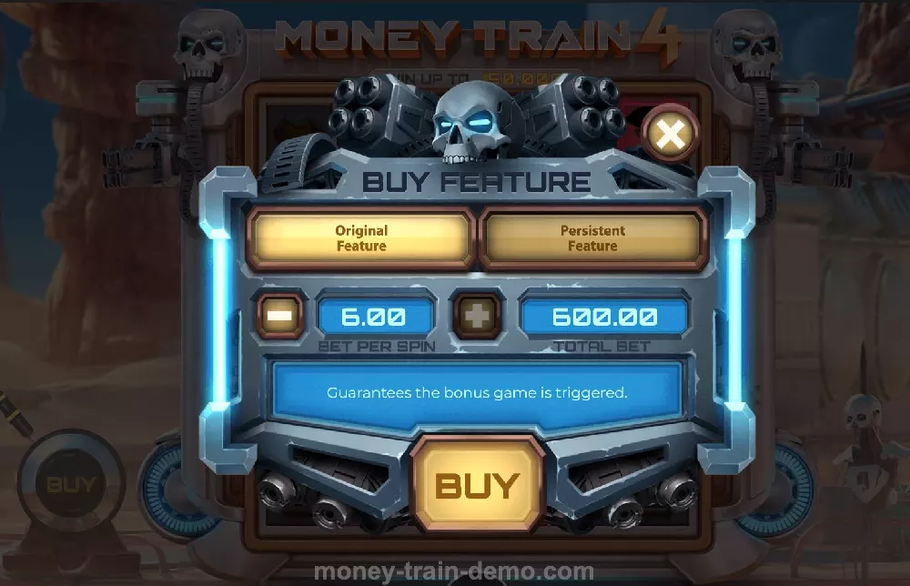 Money Train 4 Bonus Game Buy Feature