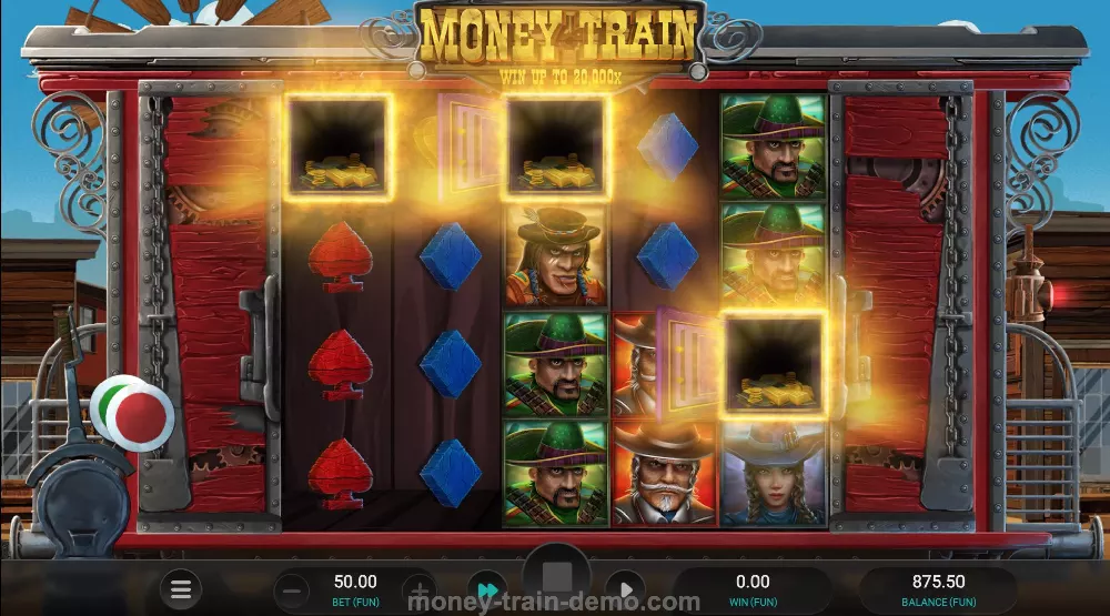 Bonus Games in Money Train Slot