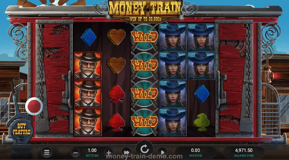 Money Train Slot Design and Gameplay